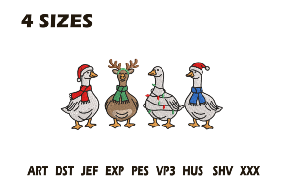 Christmas Goose Embroidery Set: A Festive Addition for Craft Businesses