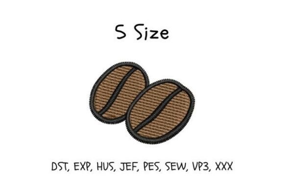 Coffee Beans Embroidery Design 5 Sizes Review for Etsy Sellers