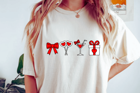 Coquette Valentine Embroidery Design PNG Review for Boutique Sweatshirts