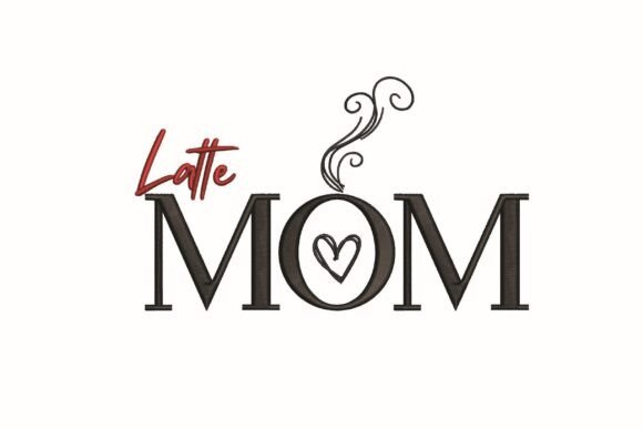 Latte Mom Coffee Machine Embroidery Review for Small Business Merch