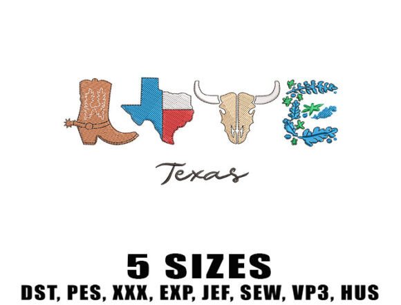 Love Texas Embroidery Design Review for Small Business Merch
