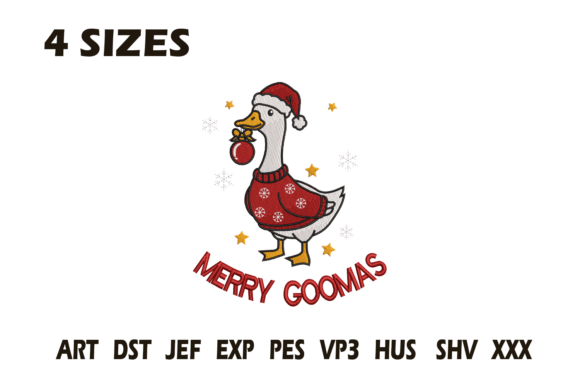 Merry Goomas Goose Embroidery Review for Craft Fair Success