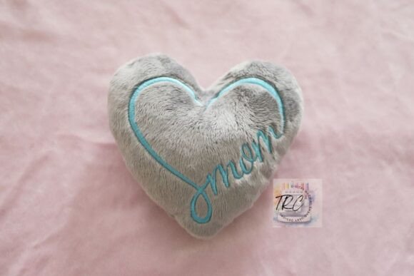 Mom Heart Stuffie ITH Embroidery Design Review