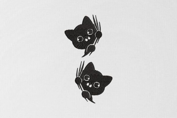 Peeking Cats Embroidery Design Review for Apparel Projects