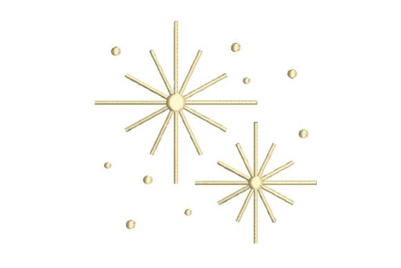 Retro Starbursts Embroidery Design Review for Apparel Projects