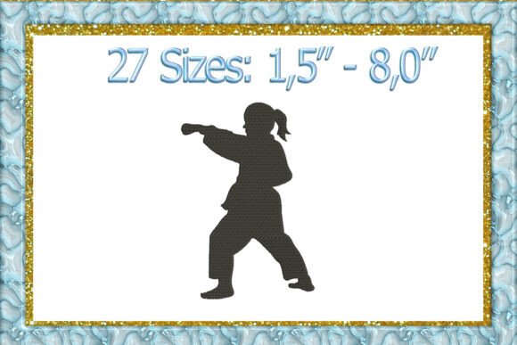 Review: Karate Judo Girl Embroidery Design for Seasonal Use