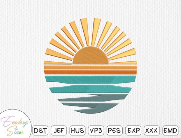 Reviewing the Summer Sunset Embroidery Design for Seasonal Use
