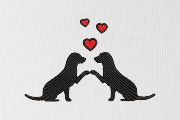 Valentine’s Dog Embroidery Design Review